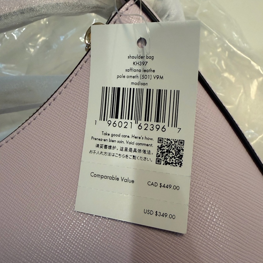 Kate Spade Margot Shoulder Bag -  pale ameth (pastel purple) - Picture 4 of 8